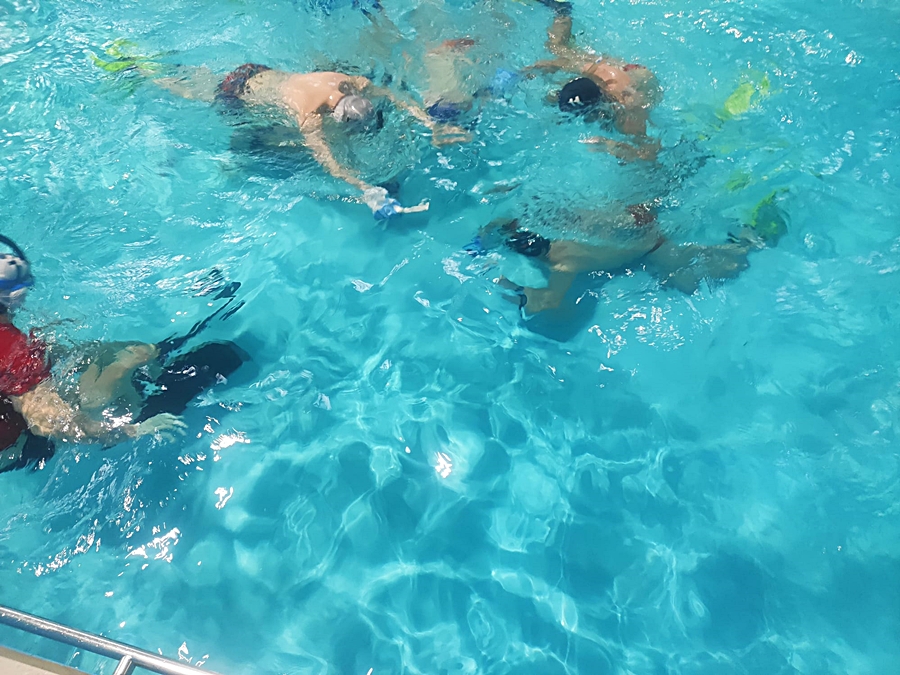 Hokej pod wodą Walenie Siemianowice Śląskie Trening 4 III 2023. Koniec Walenia czyli Amatorska Liga Hokeja Pod Wodą